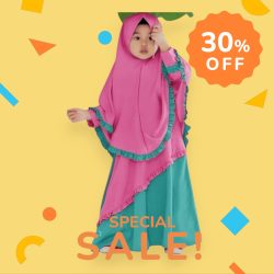 BABY BURKHA-(Pink-Green)